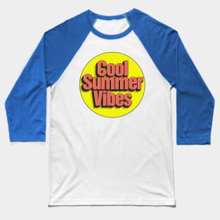 Cool Summer Vibes Retro Baseball T-Shirt